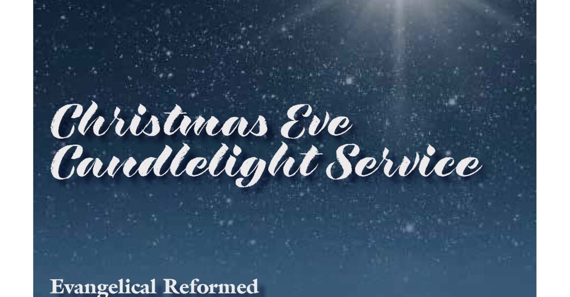 Christmas Eve – 7:30 PM Candlelight Service